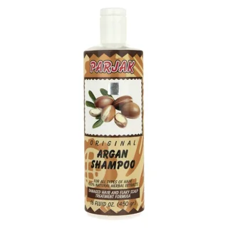 شامپو مو پرژک مدل Argan مناسب انواع مو وزن 450 گرم