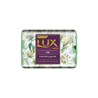 صابون شستشو لوکس مدل گل‌های سفید وزن 125 گرم