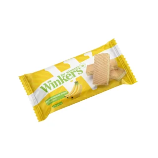 ویفر کرمدار وینکرز با طعم موز وزن 45 گرم
