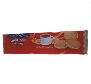 بيسكويت ساقه طلايى كرمدار مينو 200كرمى